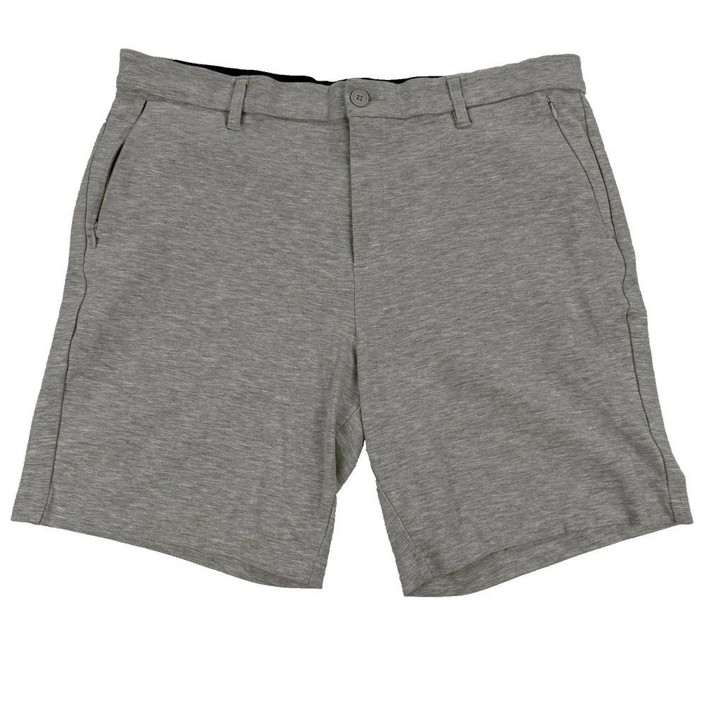 Mizzen And Main ProFlex Shorts Mens W38 8L Gray Stretch Performance Zip‎ Pockets